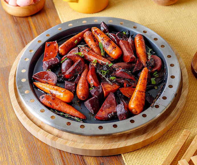 COBB Roasted Vegetables with Brandy and Honey Butter